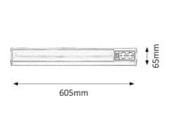 Rabalux Rabalux kuchynské svietidlo Bath G13 T8 1x MAX 15W biela 2322