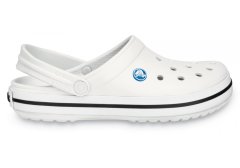 Crocs Crocband Clogs Unisex, 41-42 EU, M8W10, Dreváky, Šlapky, Papuče, White, Biela, 11016-100