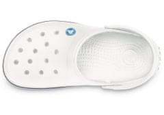 Crocs Crocband Clogs Unisex, 41-42 EU, M8W10, Dreváky, Šlapky, Papuče, White, Biela, 11016-100