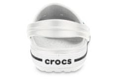 Crocs Crocband Clogs pre mužov, 46-47 EU, M12, Dreváky, Šlapky, Papuče, White, Biela, 11016-100