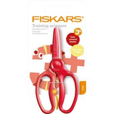 FISKARS Trénovacie nožnice - červené od 3 rokov