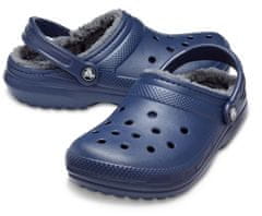 Crocs Classic Lined Clogs pre mužov, 48-49 EU, M13, Dreváky, Šlapky, Papuče, Navy/Charcoal, Modrá, 203591-459