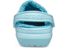 Crocs Classic Lined Clogs Unisex, 43-44 EU, M10W12, Dreváky, Šlapky, Papuče, Pure Water, Modrá, 203591-4SS