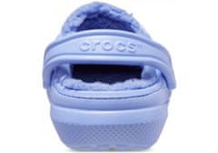 Crocs Classic Lined Clogs Unisex, 43-44 EU, M10W12, Dreváky, Šlapky, Papuče, Moon Jelly, Modrá, 203591-5Q6