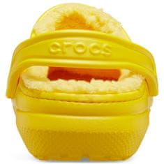 Crocs Classic Lined Clogs Unisex, 36-37 EU, M4W6, Dreváky, Šlapky, Papuče, Lemon, Žltá, 203591-7A9