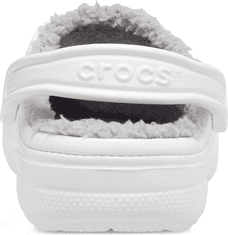 Crocs Baya Lined Clogs Unisex, 39-40 EU, M7W9, Dreváky, Šlapky, Papuče, White/Light Grey, Biela, 205969-11H