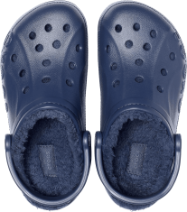 Crocs Baya Lined Clogs Unisex, 42-43 EU, M9W11, Dreváky, Šlapky, Papuče, Navy/Navy, Modrá, 205969-463