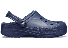 Crocs Baya Lined Clogs Unisex, 36-37 EU, M4W6, Dreváky, Šlapky, Papuče, Navy/Navy, Modrá, 205969-463