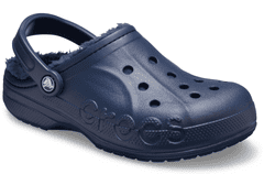 Crocs Baya Lined Clogs Unisex, 43-44 EU, M10W12, Dreváky, Šlapky, Papuče, Navy/Navy, Modrá, 205969-463