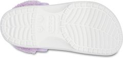 Crocs Baya Lined Strap Clogs Unisex, 39-40 EU, M7W9, Dreváky, Šlapky, Papuče, White/Lavender, Biela, 206633-577