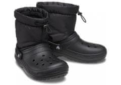 Crocs Classic Lined Neo Puff Boots Unisex, 42-43 EU, M9W11, Snehule, Čižmy, Black/Black, Čierna, 206630-060