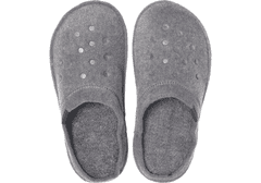 Crocs Classic Slippers Unisex, 36-37 EU, M4W6, Papuče, Charcoal/Charcoal, Sivá, 203600-00Q