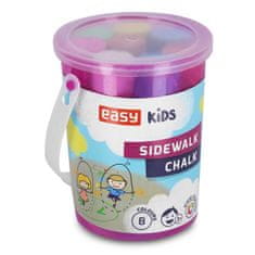 EASY Colours-chodníkové kriedy 8 ks/sada vo vedierku