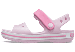 Crocs Crocband Sandals pre deti, 32-33 EU, J1, Sandále, Šlapky, Papuče, Ballerina Pink, Ružová, 12856-6GD