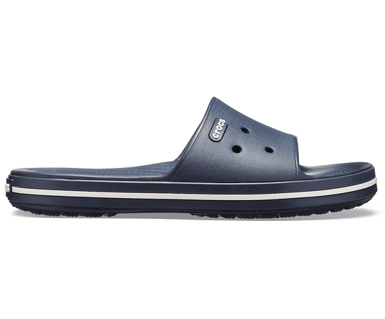 Crocs Crocband III Slides Unisex, 43-44 EU, M10W12, Šlapky, Sandále, Papuče, Navy/White, Modrá, 205733-462