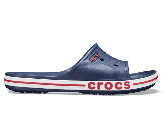 Crocs Bayaband Slides Unisex, 43-44 EU, M10W12, Šlapky, Sandále, Papuče, Navy/Pepper, Modrá, 205392-4CC