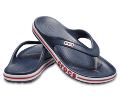 Crocs Bayaband Flip-Flops pre mužov, 48-49 EU, M13, Žabky, Šlapky, Papuče, Navy/Pepper, Modrá, 205393-4CC