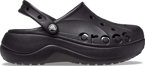 Crocs Baya Platform Clogs pre ženy, 41-42 EU, W10, Dreváky, Šlapky, Papuče, Black, Čierna, 208186-001