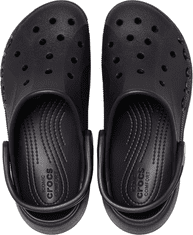 Crocs Baya Platform Clogs pre ženy, 38-39 EU, W8, Dreváky, Šlapky, Papuče, Black, Čierna, 208186-001