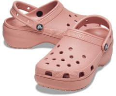 Crocs Classic Platform Clogs pre ženy, 42-43 EU, W11, Dreváky, Šlapky, Papuče, Pale Blush, Ružová, 206750-6RL