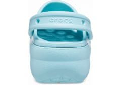 Crocs Classic Platform Clogs pre ženy, 38-39 EU, W8, Dreváky, Šlapky, Papuče, Pure Water, Modrá, 206750-4SS