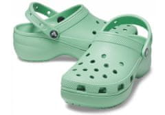 Crocs Classic Platform Clogs pre ženy, 42-43 EU, W11, Dreváky, Šlapky, Papuče, Jade Stone, Zelená, 206750-3UG