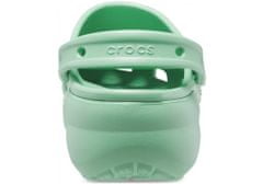 Crocs Classic Platform Clogs pre ženy, 39-40 EU, W9, Dreváky, Šlapky, Papuče, Jade Stone, Zelená, 206750-3UG