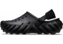 Crocs Echo Clogs Unisex, 42-43 EU, M9W11, Dreváky, Šlapky, Papuče, Black, Čierna, 207937-001