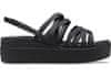 Brooklyn Strappy Low Wedge Sandals pre ženy, 36-37 EU, W6, Sandále, Šlapky, Papuče, Black, Čierna, 206751-001