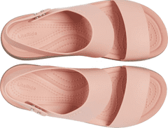 Crocs Brooklyn Low Wedge Sandals pre ženy, 39-40 EU, W9, Sandále, Šlapky, Papuče, Pale Blush/Mushroom, Ružová, 206453-6RT