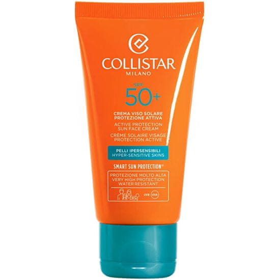 Collistar Opaľovací krém na tvár SPF 50 Active Protection (Sun Face Cream) 50 ml