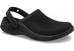 Crocs LiteRide 360 Clogs pre mužov, 46-47 EU, M12, Dreváky, Šlapky, Papuče, Black/Black, Čierna, 206708-060