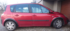 Autonar czech Plastové lemy blatníka Renault Scenic II 2003-2008