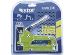 Extol Craft Pištoľ sponkovacie, 4-14mm/tl.0,75mm