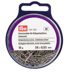 PRYM Čipkové špendlíky, 0,53 x 26 mm, 15 g