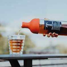 Hario Filtračná fľaša Hario Cold Brew Tea - červená 750 ml