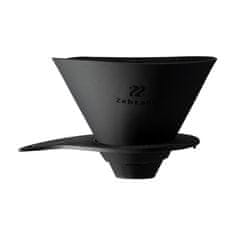 Hario Hario - Zebrang V60-02 Flat Dripper - Skladací silikónový kvapkovač čierny