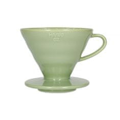 Hario Hario ceramic Drip V60-02 zhasnutá zelená