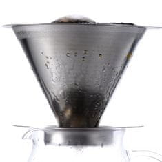 Hario Hario metal Drip V60-01 so stojanom