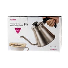 Hario Hario Fit V60 Drip Kettle Silver - 1,2 l