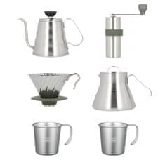 Hario Hario - Outdoor Coffee Full Set - sada príslušenstva na kávu s taškou