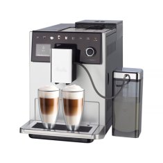 MELITTA Strieborno-čierny kávovar Melitta LatteSelect