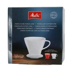 MELITTA Porcelánový odkvapkávač kávy Melitta 1x4 - biely