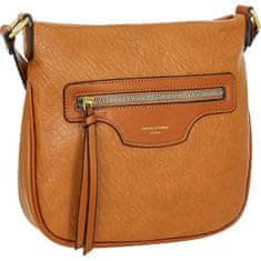 David Jones Dámska crossbody kabelka 7006-1 cognac