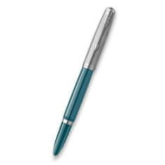 Parker 51 Teal Blue CT plniace pero hrot F