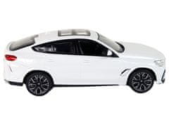 Lean-toys R/C auto Bmw X6 M 1:14 Rastar White