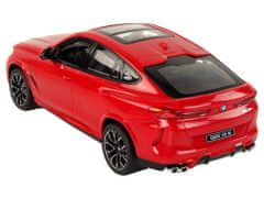 Lean-toys R/C auto Bmw X6 M 1:14 Rastar Red