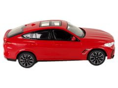 Lean-toys R/C auto Bmw X6 M 1:14 Rastar Red