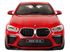 Lean-toys R/C auto Bmw X6 M 1:14 Rastar Red