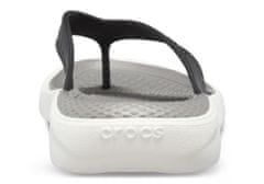 Crocs LiteRide Flip-Flops pre mužov, 46-47 EU, M12, Žabky, Šlapky, Papuče, Black/Smoke, Čierna, 205182-05M